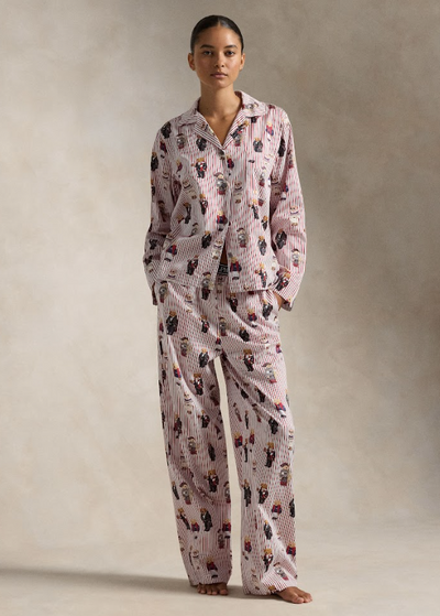 Polo Ralph Lauren Madison PJ Set Allover Bear Red