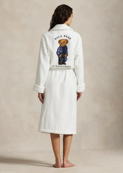 Polo Ralph Lauren Printed Back Robe Bear Denim Bear