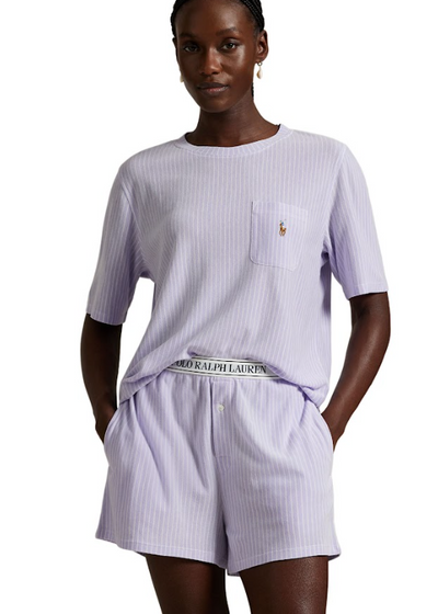 Polo Ralph Lauren Short Sleeve Short Set Sky Lavender