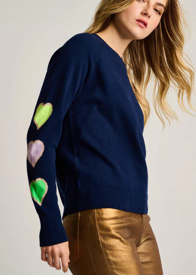 Lisa Todd Love Affairs Sweater Navy
