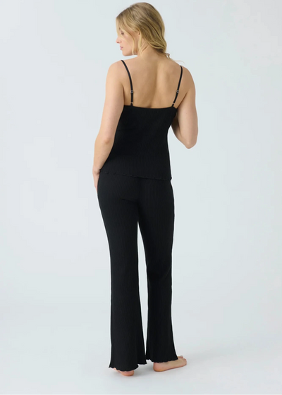 Pj Salvage Reloved Rib Pant - Black