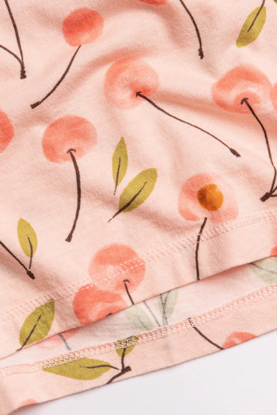 PJ Salvage Cherry Shorts Pj Set - Pink Dream