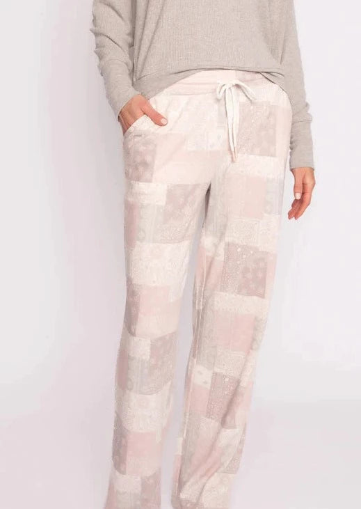 PJ Salvage Bandana Print Pj Pants - Ivory