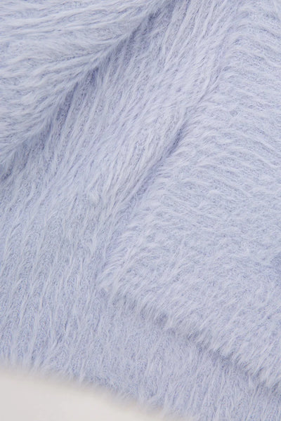 PJ Salvage Feather Knit L/S Top - Blue Mist