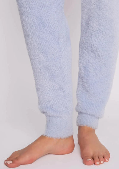 PJ Salvage Feather Knit Pant - Blue Mist