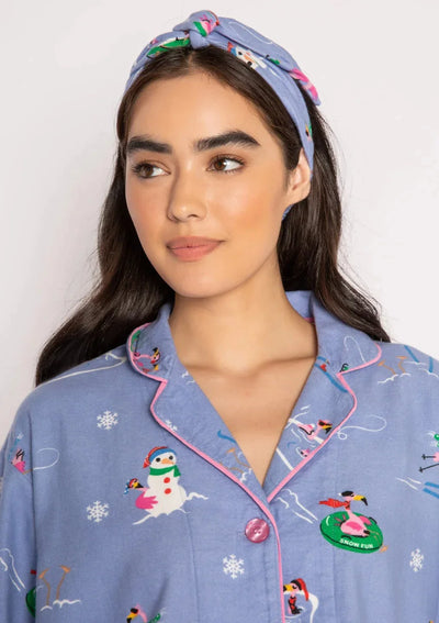 PJ Salvage Flannel PJ Set - Peri Peri