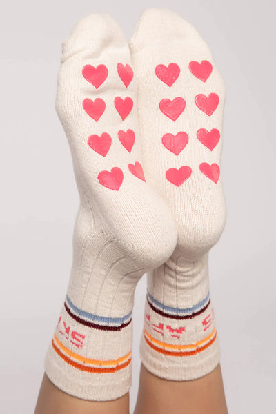 PJ Salvage Mid Length Cozy Socks - Oatmeal Apres