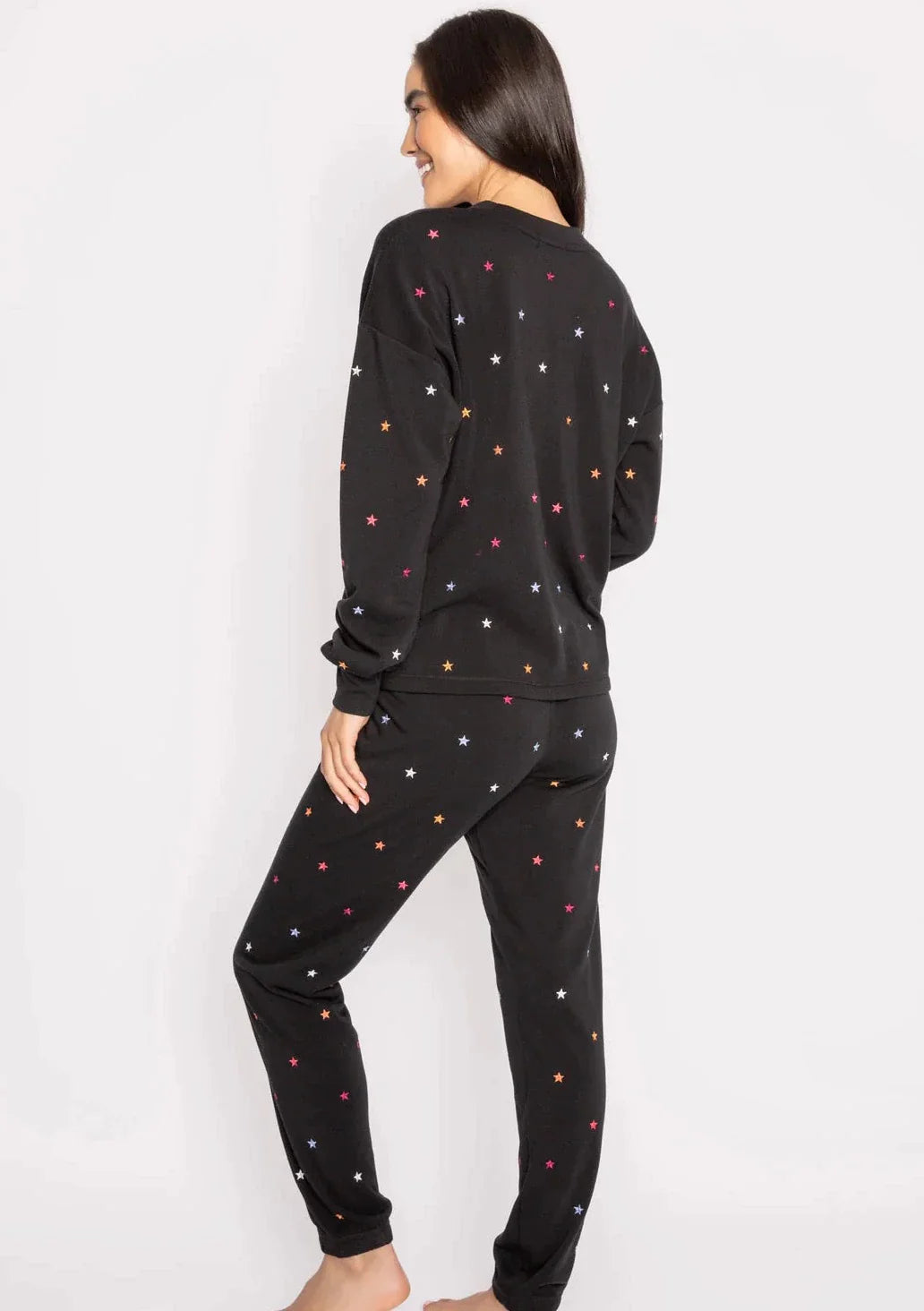 PJ Salvage Retro Rockies Lounge Set - Black