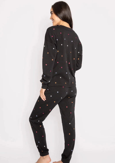 PJ Salvage Retro Rockies Lounge Set - Black