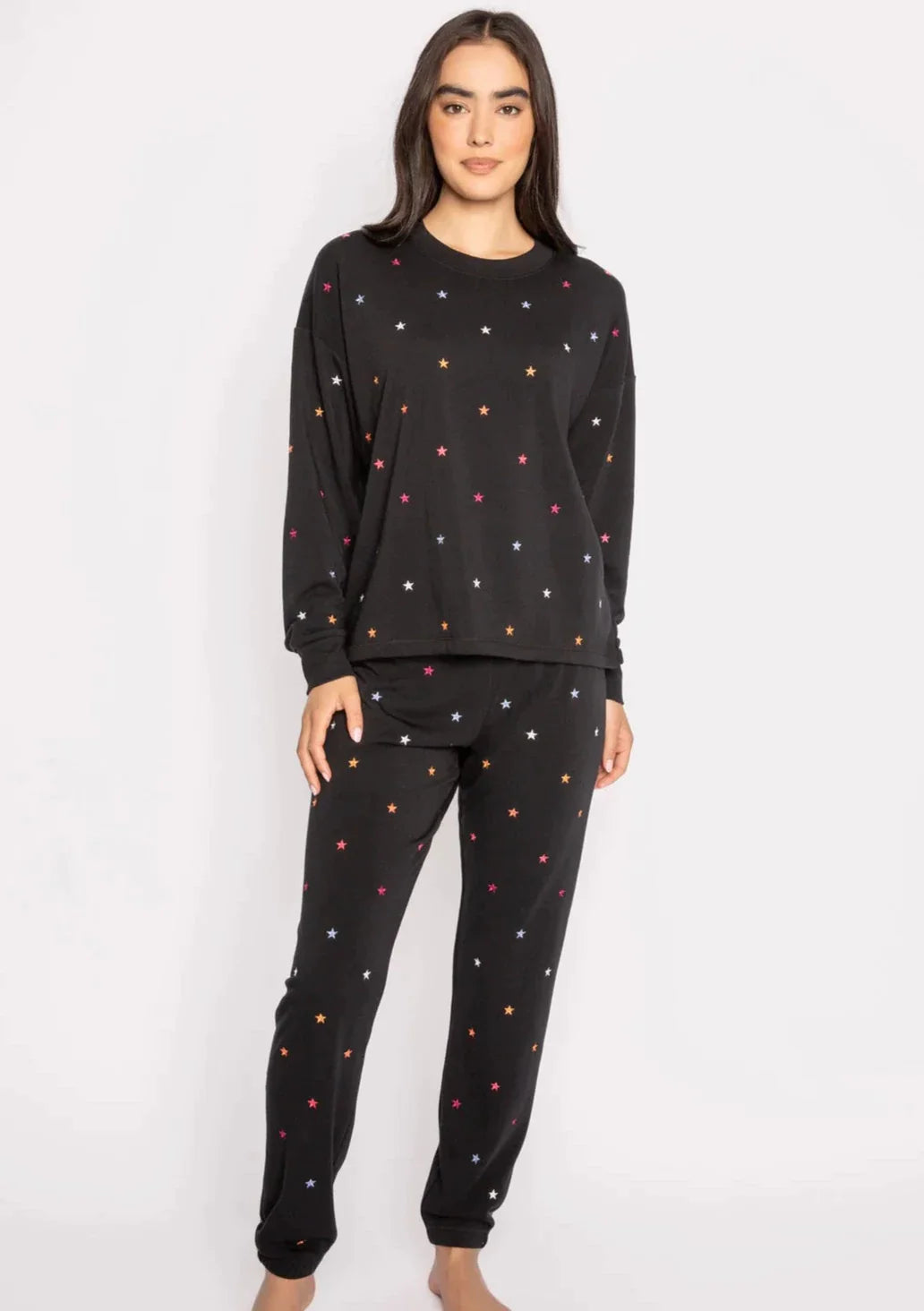 PJ Salvage Retro Rockies Lounge Set - Black