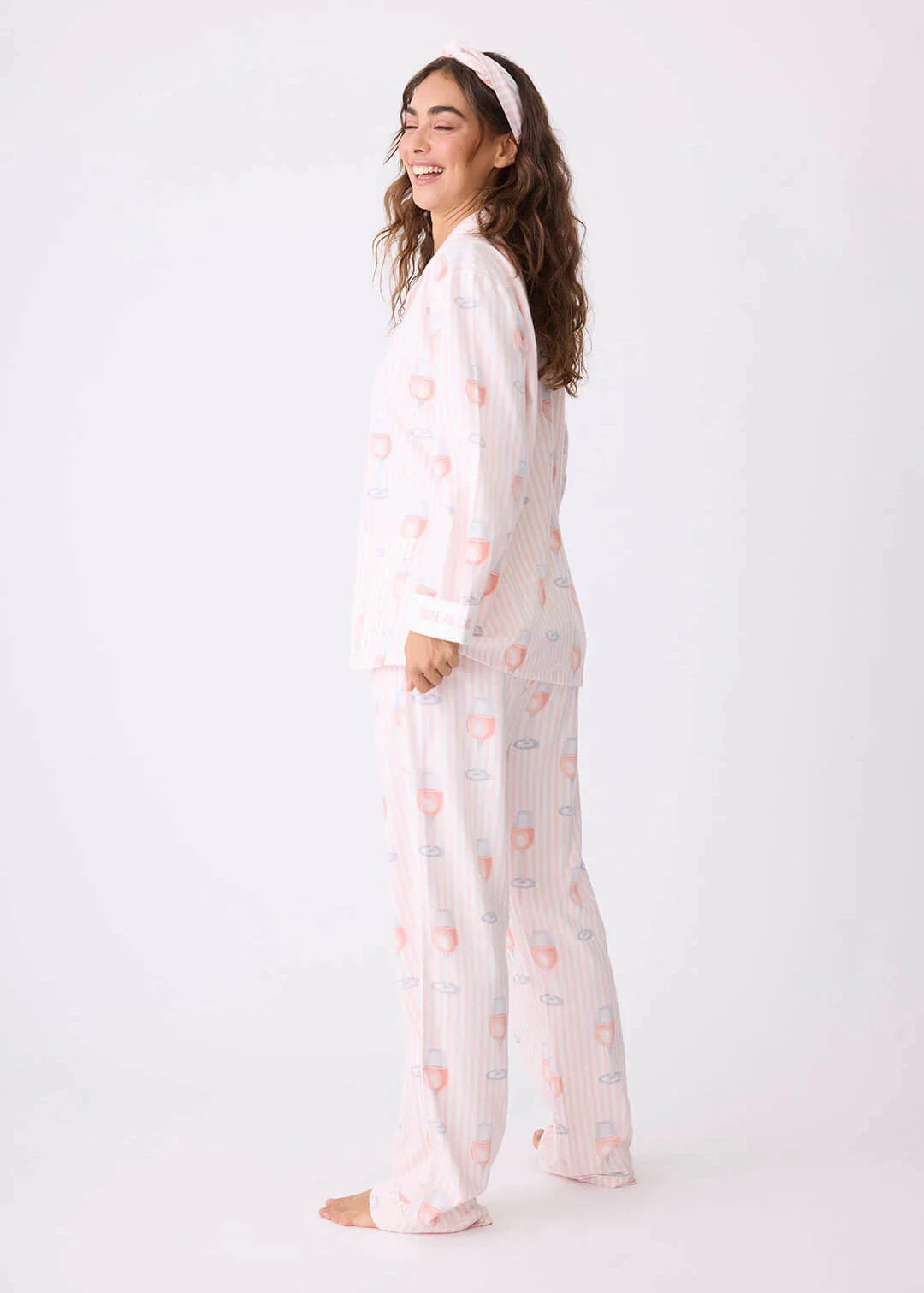 Pj Salvage Flannels Pj Set Pink Mist