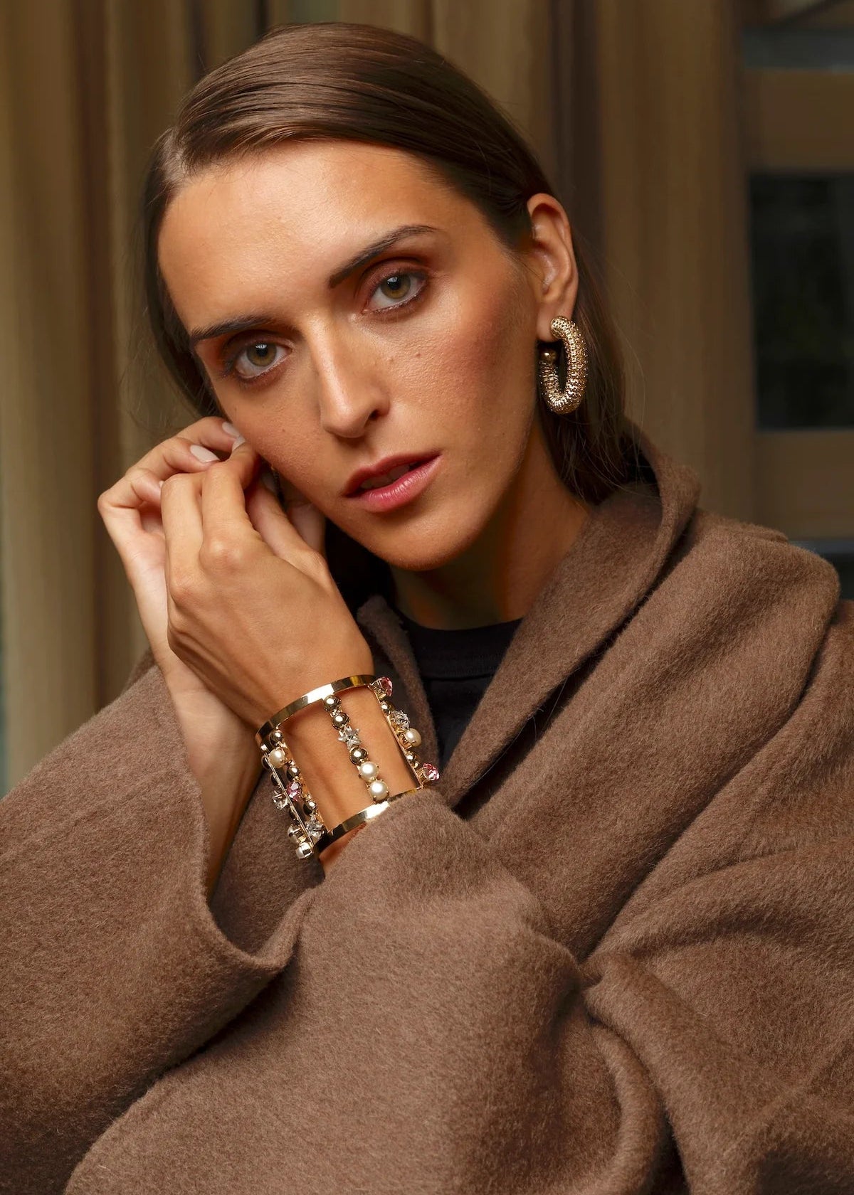 Rebekah Price Orbit Hoops Earrings