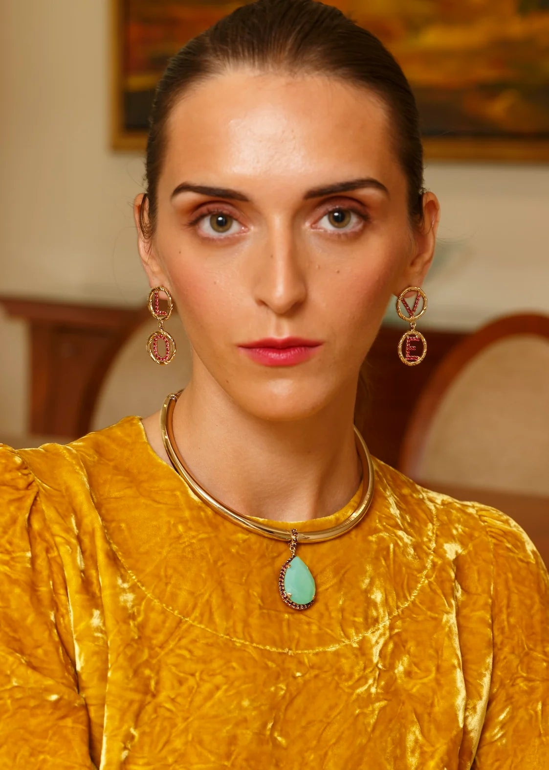 Rebekah Price Love Letters Earrings