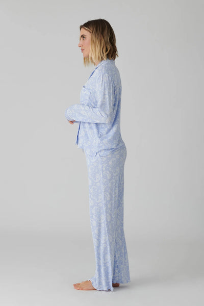 Pj Salvage Pretty in Paisley Pj Set Blue