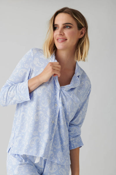 Pj Salvage Pretty in Paisley Pj Set Blue