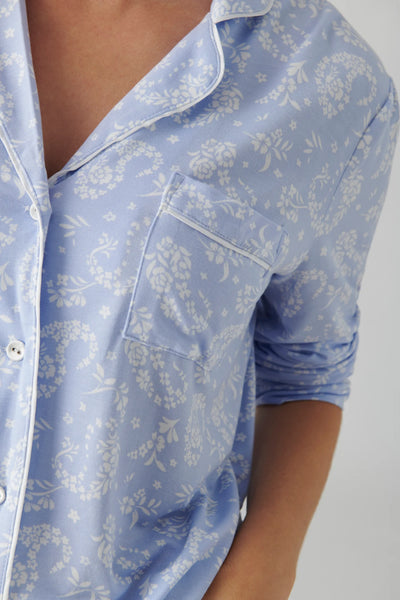 Pj Salvage Pretty in Paisley Pj Set Blue