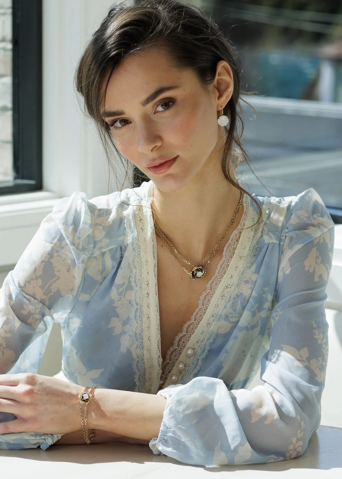 Rebekah Price Cloud 9 Rivoli Drops Earrings