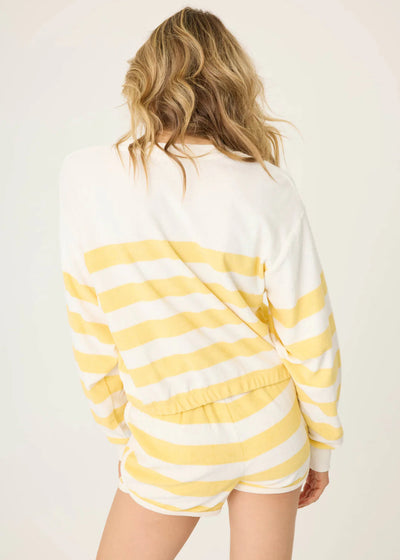 PJ Salvage Cabana Paradise Stripe Set Lemon