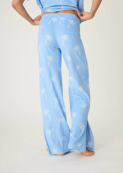 PJ Salvage Cabana Paradise Palm Print Long Lounge Set