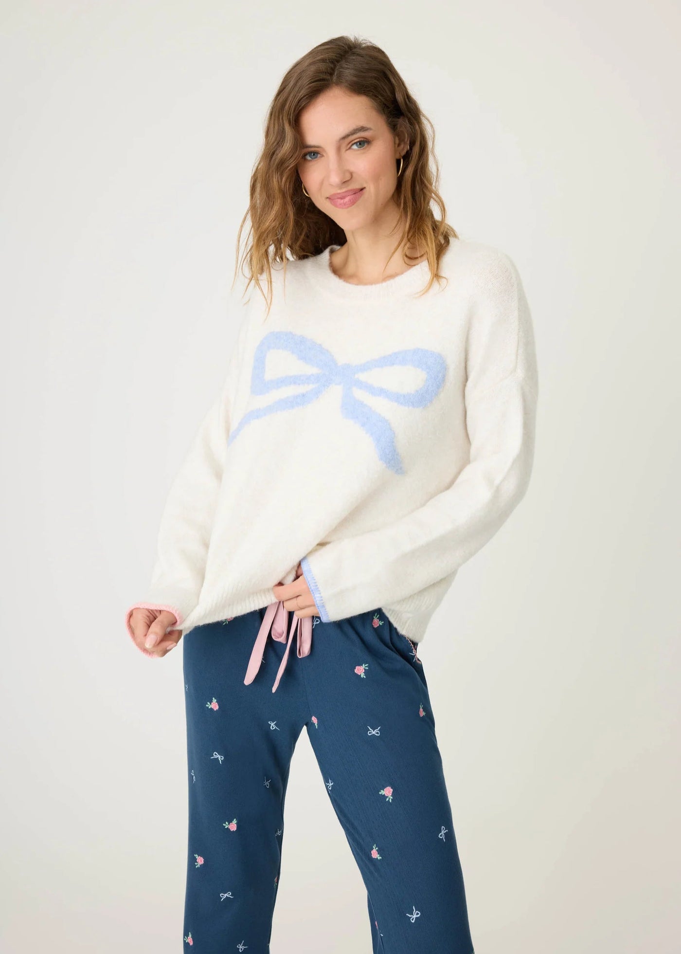 Pj Salvage English Bow Sweater