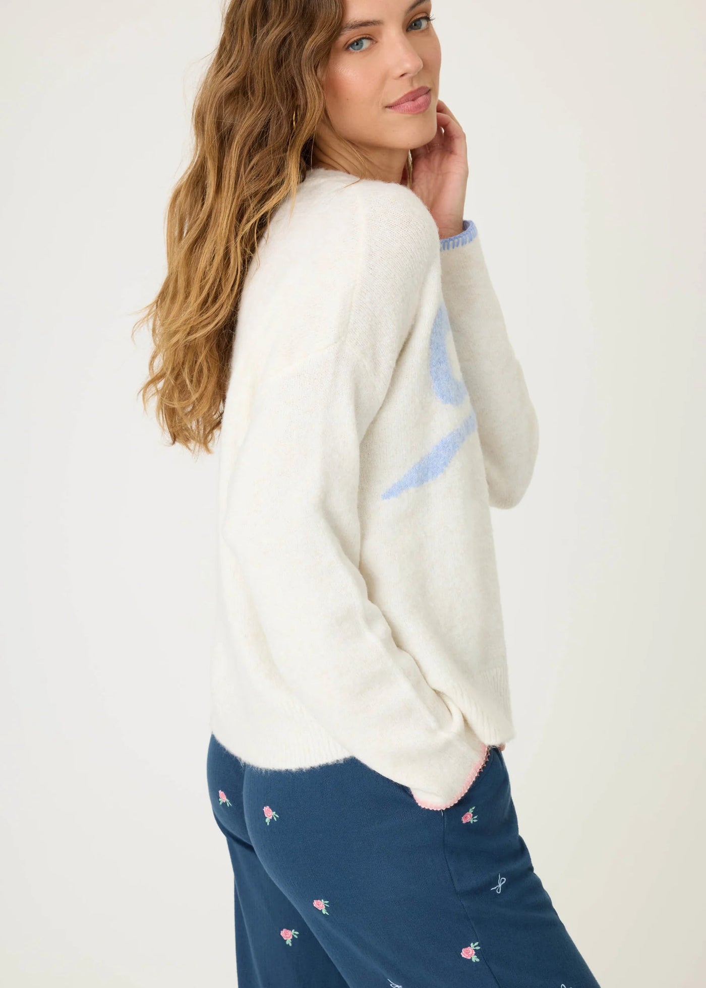 Pj Salvage English Bow Sweater