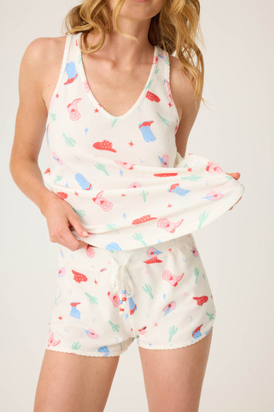 PJ Salvage Country Honey Short Set Ivory