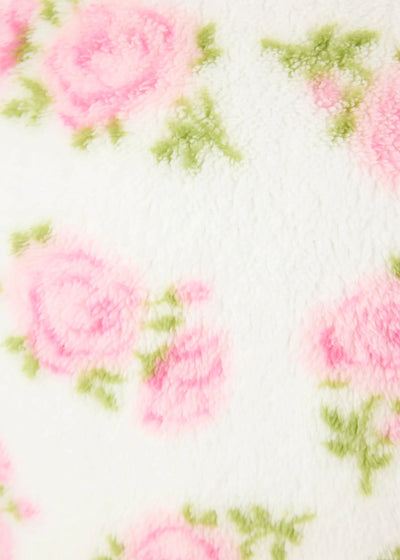 PJ Salvage Let’s Get Cozy Floral Print Robe Ivory