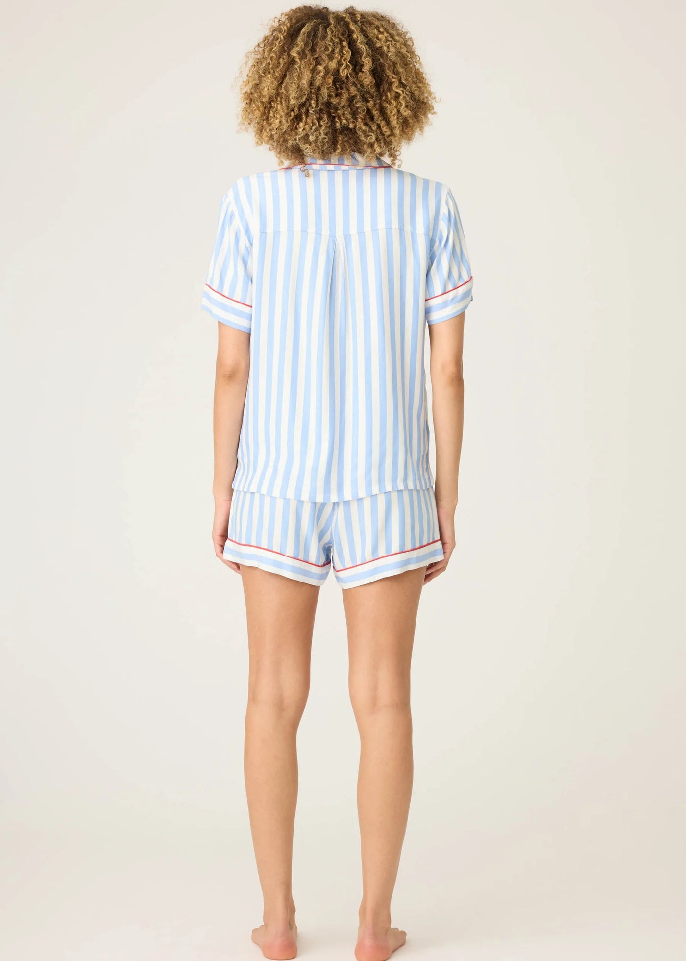 PJ Salvage Lady Luck Striped PJ Short Set