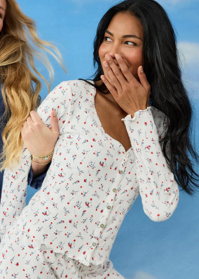 Pj Salvage La Vie En Rose Cardigan