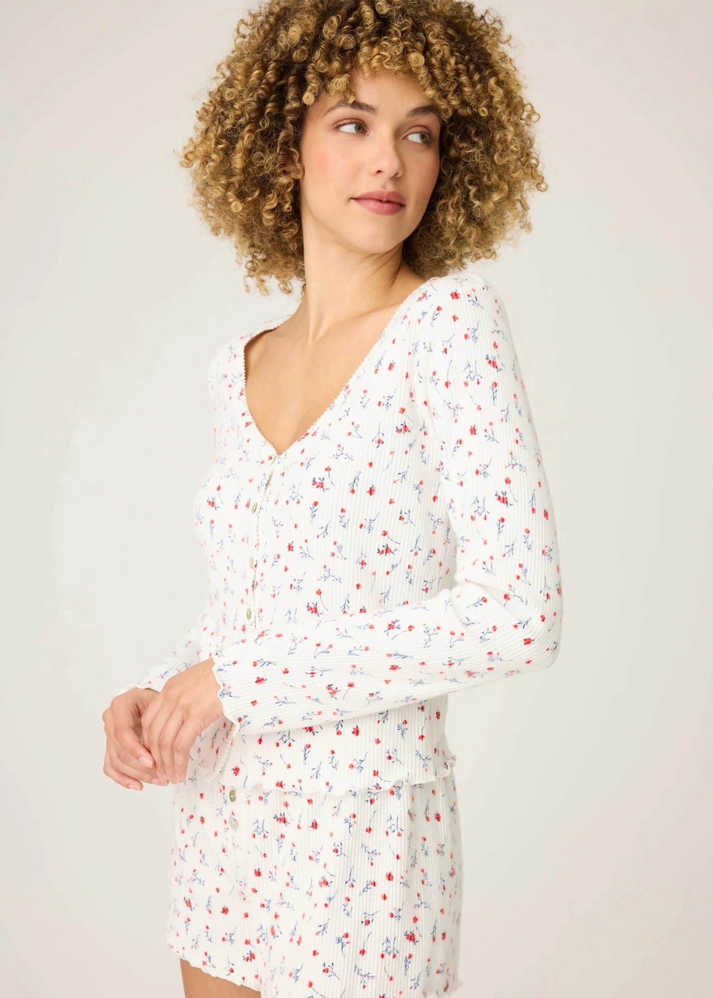 Pj Salvage La Vie En Rose Cardigan