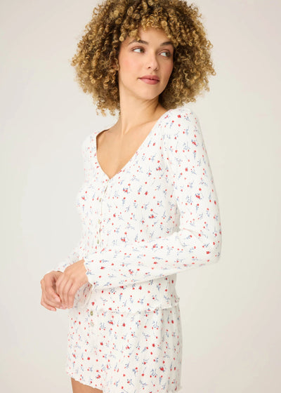 Pj Salvage La Vie En Rose Cardigan