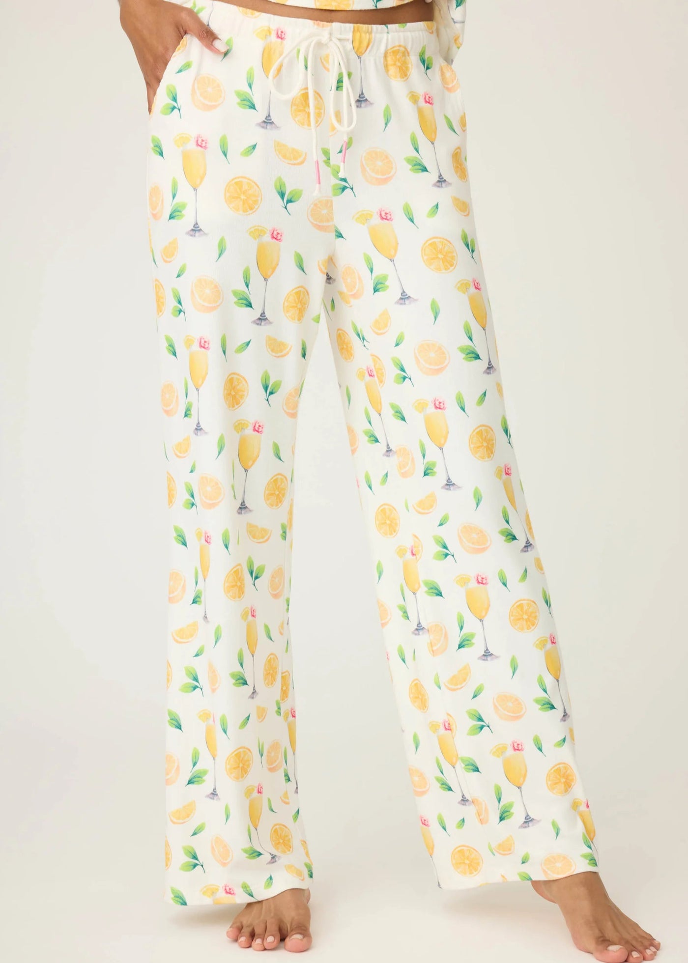 PJ Salvage Mimosa Me Pant Ivory