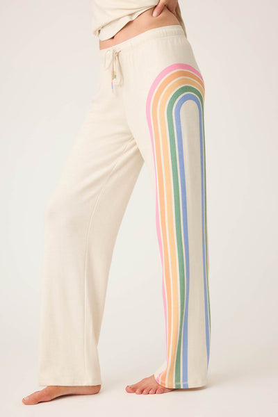 PJ Salvage Over The Rainbow Pant Light Oatmeal