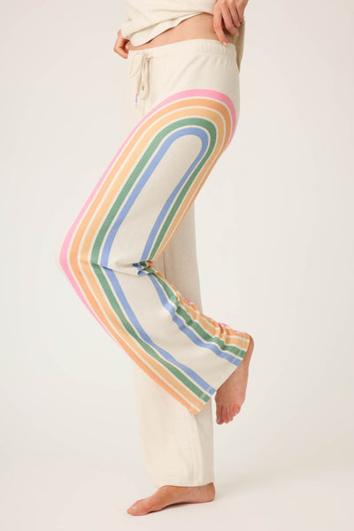 PJ Salvage Over The Rainbow Pant Light Oatmeal