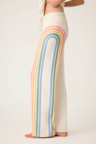 PJ Salvage Over The Rainbow Pant Light Oatmeal