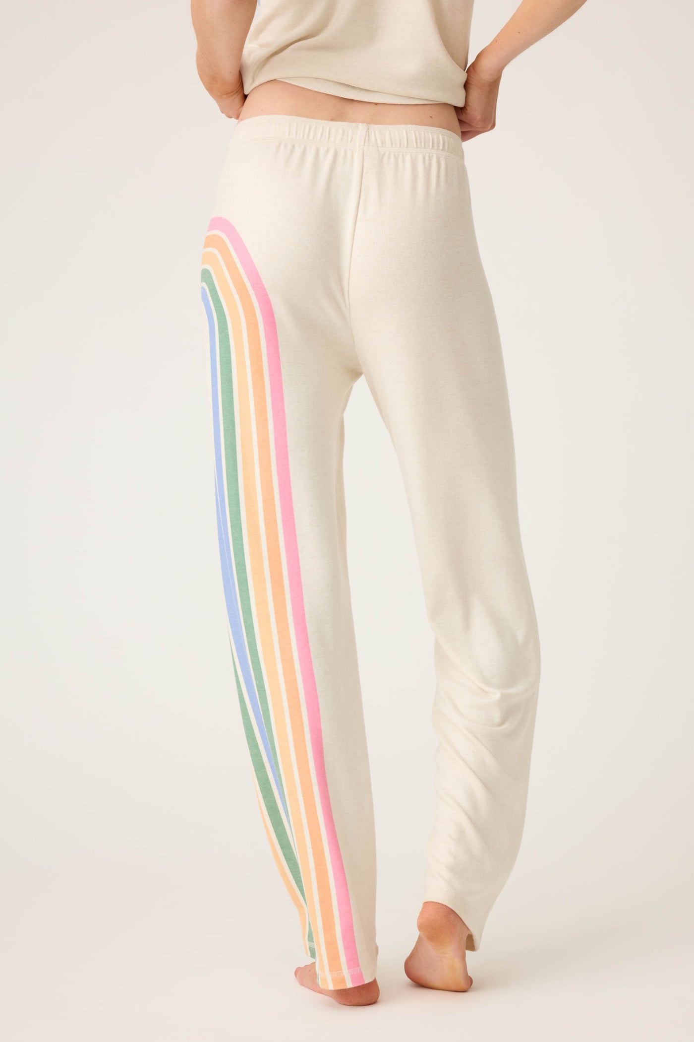 PJ Salvage Over The Rainbow Pant Light Oatmeal