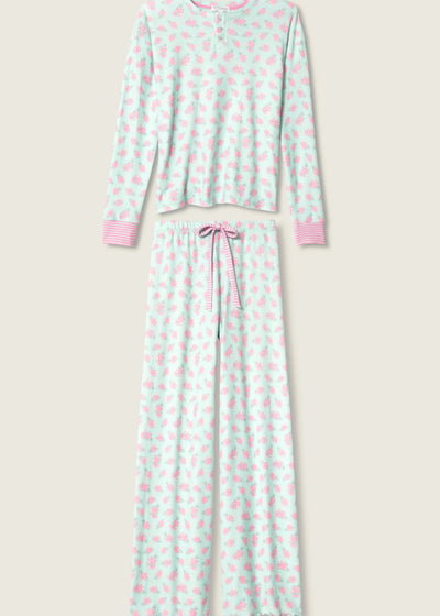 PJ Salvage Secret Garden Floral PJ Set Light Mint