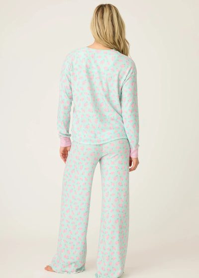 PJ Salvage Secret Garden Floral PJ Set Light Mint