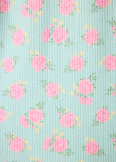 PJ Salvage Secret Garden Striped Floral Short Set