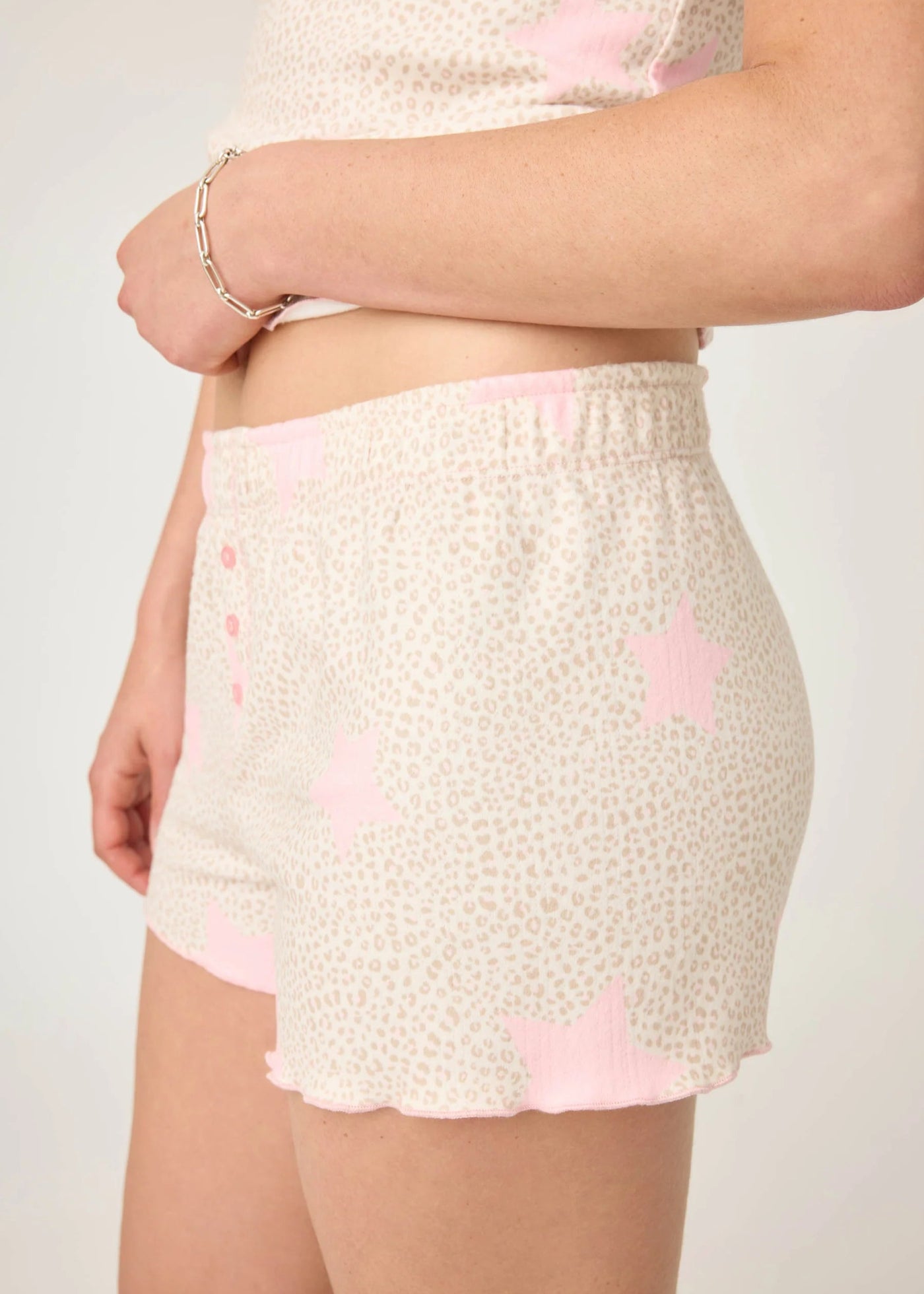 PJ Salvage Stay Wild Shorts Oatmeal
