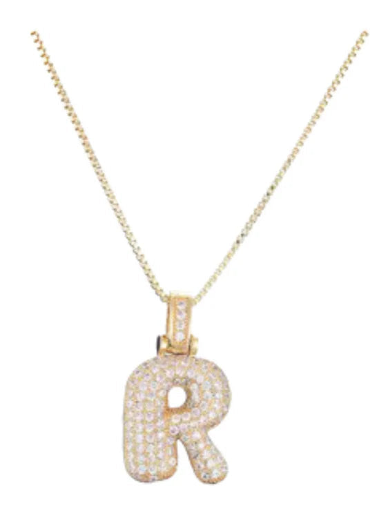 LIVIE Katherine Bubble Letter Necklace