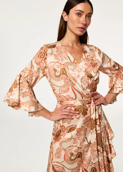 Misa Cordelia Dress Batik Satin
