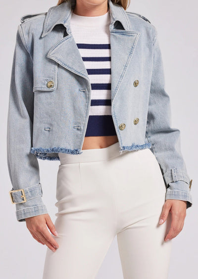 Generation Love Camila Denim Trench Coat