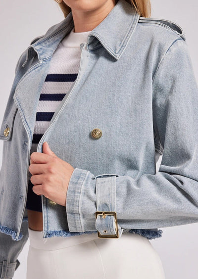 Generation Love Camila Denim Trench Coat