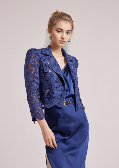 Generation Love Malibu Lace Jacket Navy