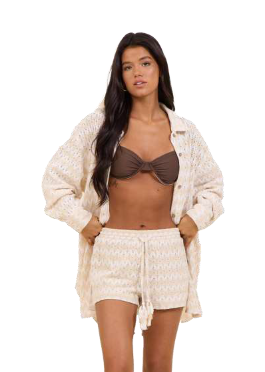 Surf Gypsy Cabana Crochet Beach Shirt