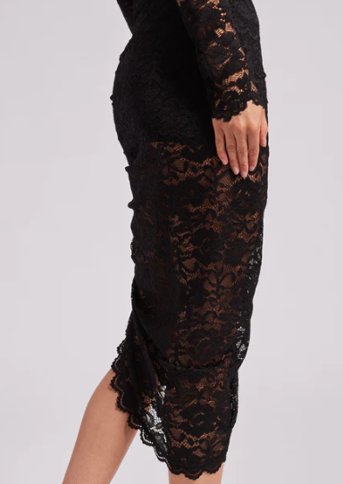 Generation Love Nellia Lace Skirt Black