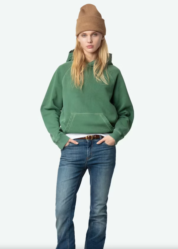 ZADIG & VOLTAIRE*グリーングラデーション ショール*ウール Zadig & Voltaire Georgy Mo Guitar Wings Strass - Coriander – Shop