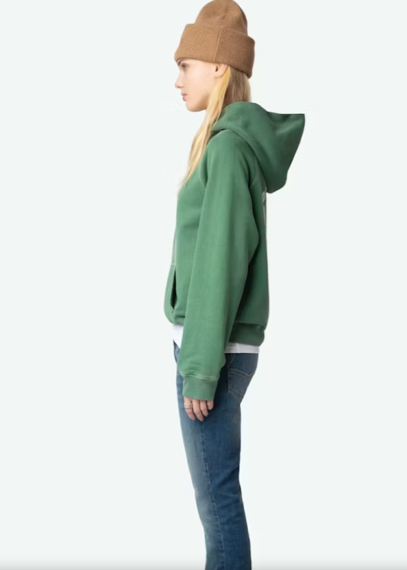 Zadig & Voltaire Georgy Mo Guitar Wings Strass - Coriander – Shop