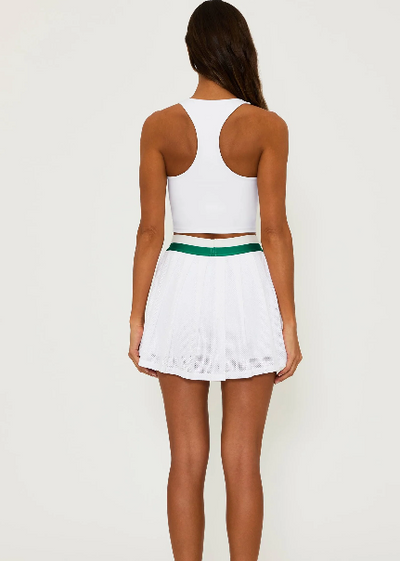 Beach Riot Irina Skirt Courtside White